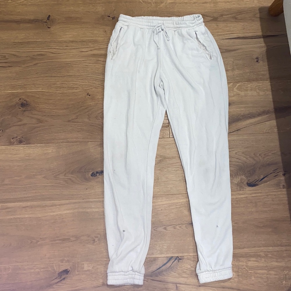 Brandy Melville White Sweatpants